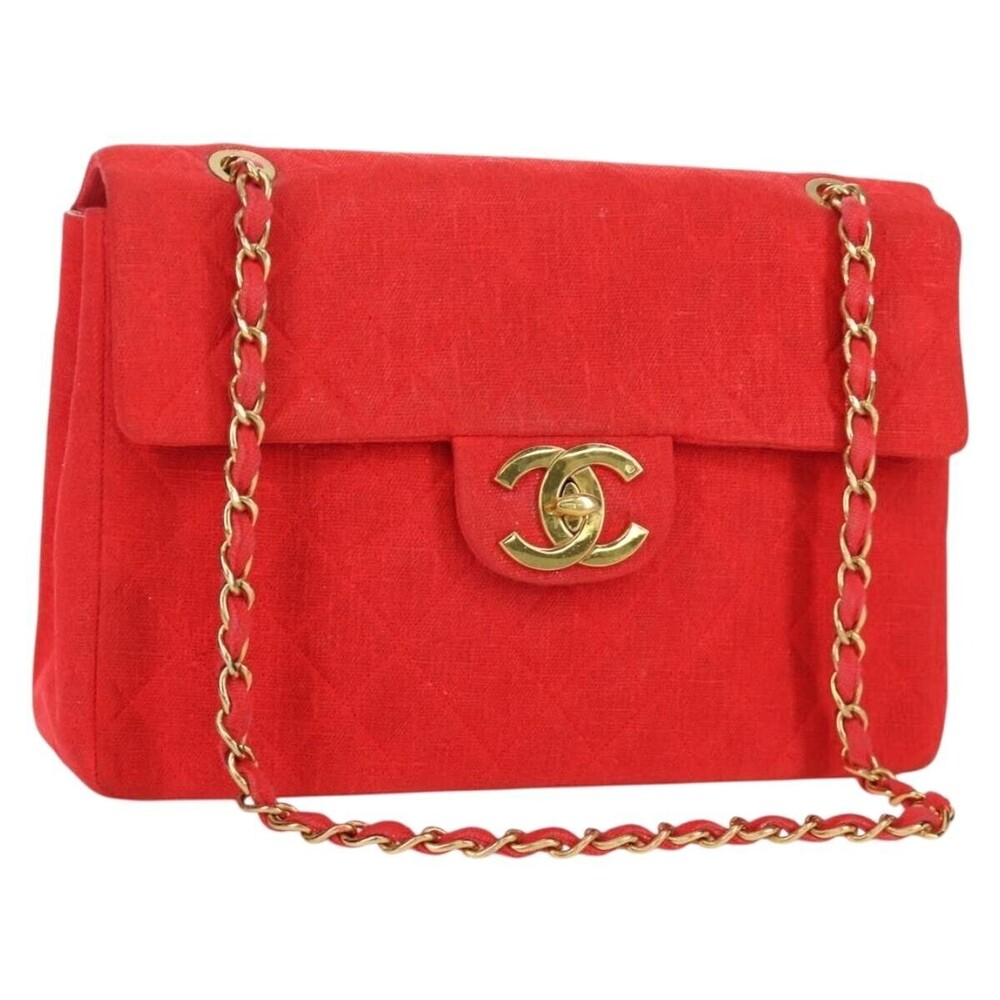 Chanel Flap Shoulder Canvas